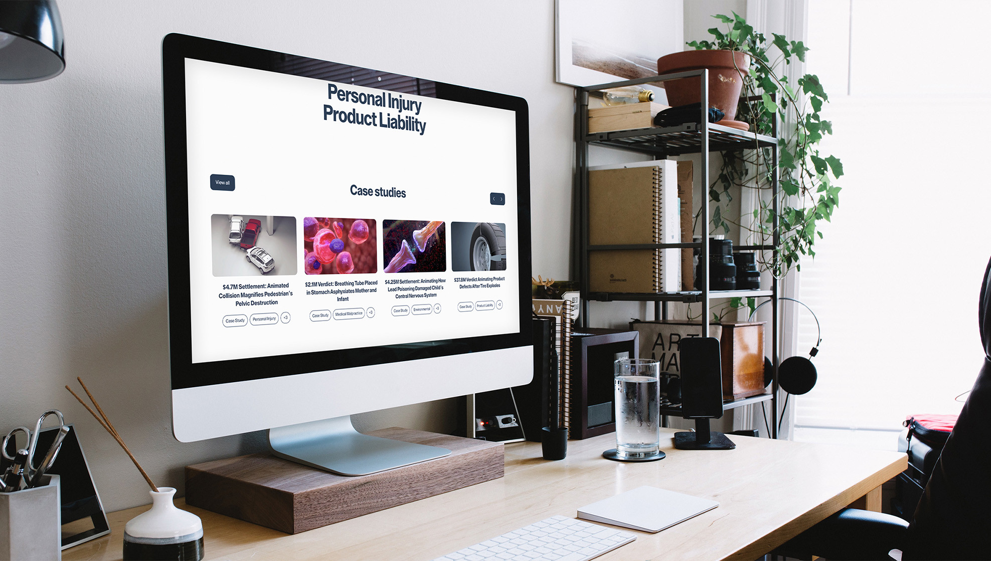 High Impact desktop mockup