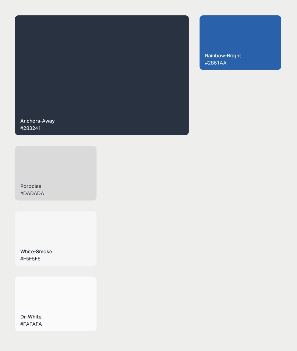 The Spence Law Firm web design color palette